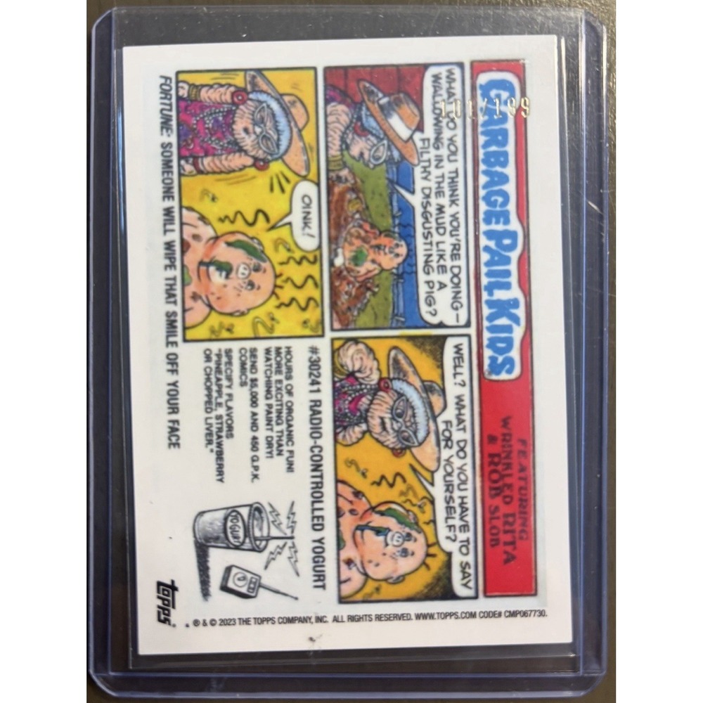 2023 GARBAGE PAIL KIDS X-FRACTOR REFRACTOR 226b Cheap JEWEL 101/199 - Picture 5 of 5